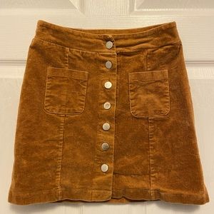 CHAROLETTE RUSSE Front Button Up Skirt